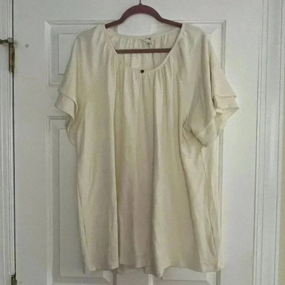Terra & Sky top size 1x with button - Picture 1 of 5